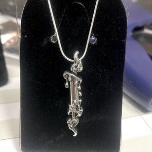 COPY - Burning the candle at both ends necklace NWOT